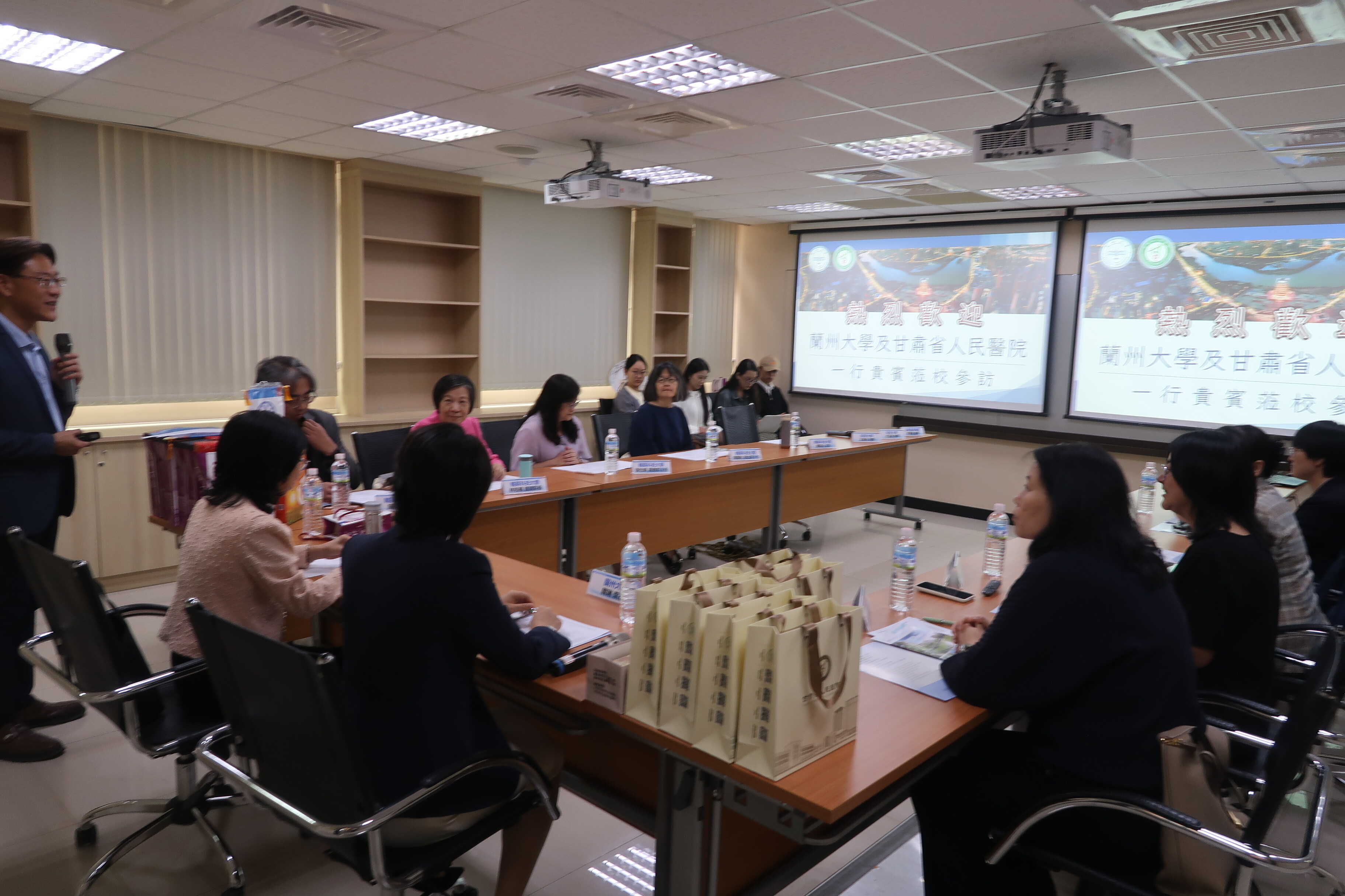 蘭州大學暨甘肅省人民醫院貴賓蒞校參訪