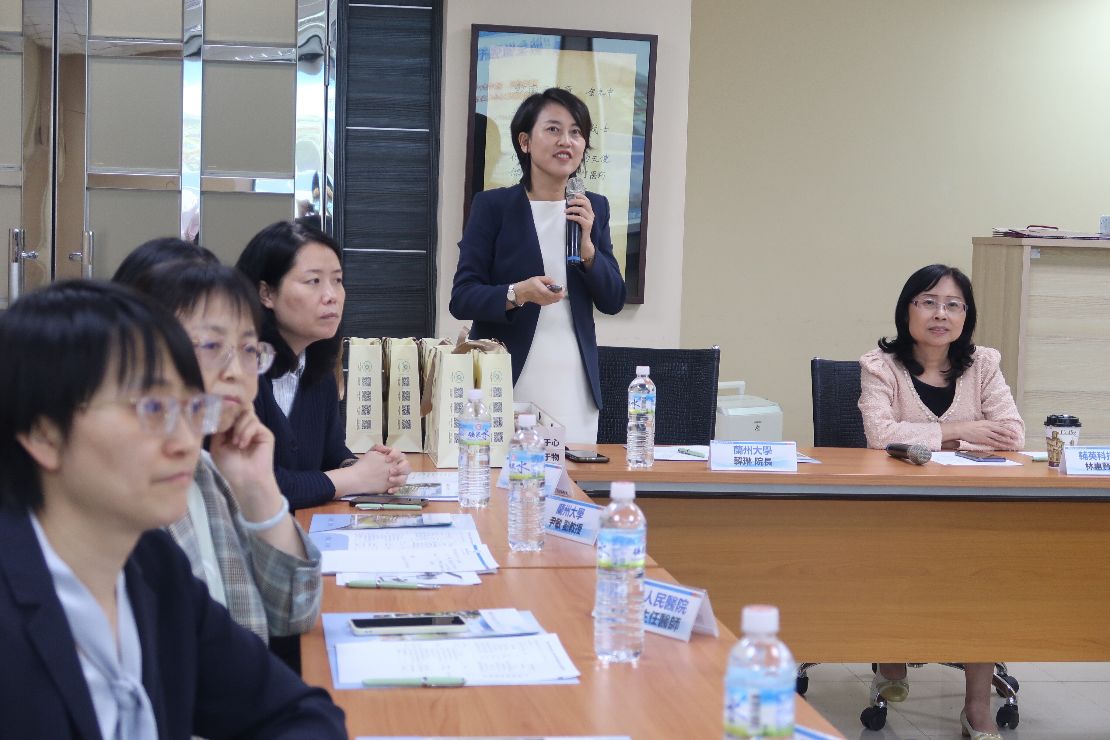 蘭州大學暨甘肅省人民醫院貴賓蒞校參訪