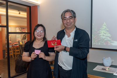 114-1學期「國際長有約暨年末聯歡聖誕餐會」圖片